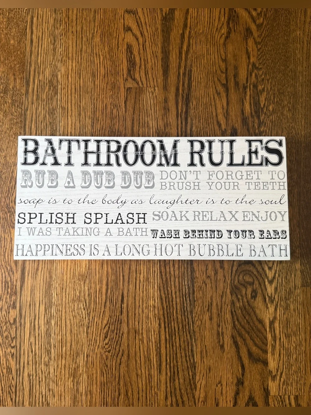 NWT Rustic Bathroom Decor